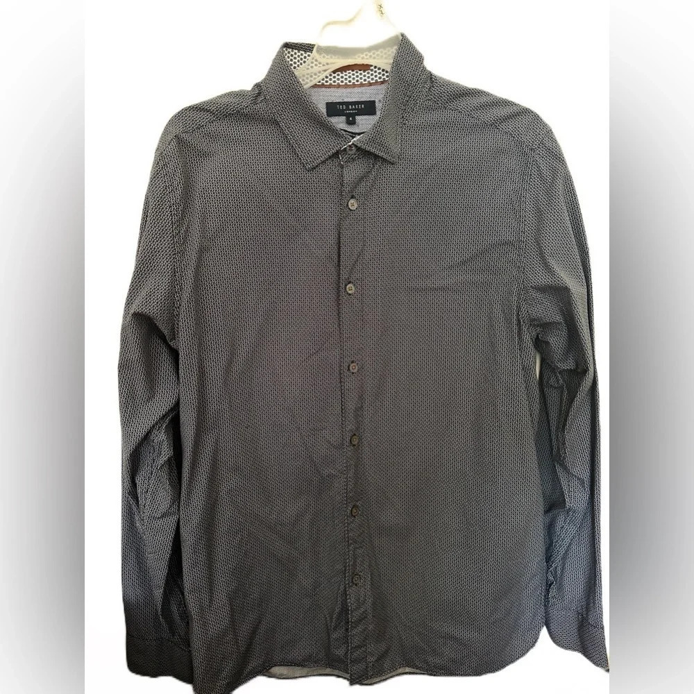 Ted Baker Pattern Button Down Shirt - image 1